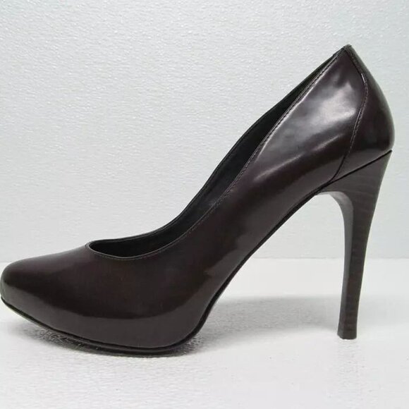 Donald J Pliner Edrice Stiletto Heels Leather Hidden Plafform Size 8.5 - Picture 7 of 9